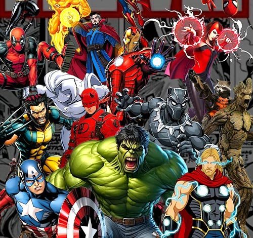 Skins de superhéroes para celulares - diseños personalizados de Marvel con Iron Man, Hulk, Spider-Man y más